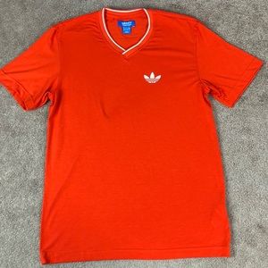 Adidas Originals Orange Jersey Style Tee Size S